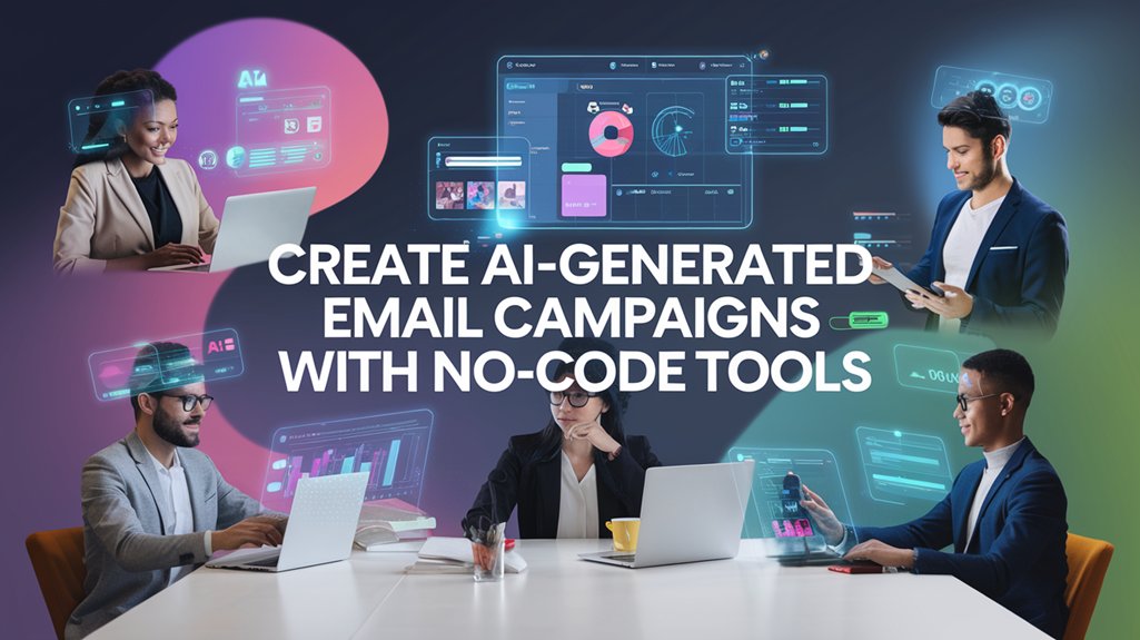 no code email campaign creation